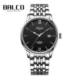 BALCO Men Mechanical Watches Automatic Swiss Steel Watch