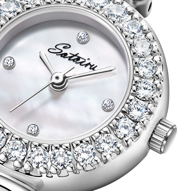 Sotoiru Women Watches Light Luxury Watch With Zircon For Her Gift