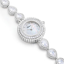 Load image into Gallery viewer, Sotoiru Women Watches Silver Luxury Watch With Zircon Gems Watch