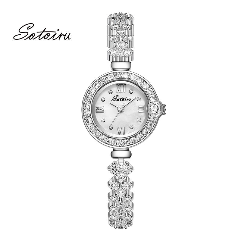 Sotoiru Women Watches With Zircon Gems Watch T2002