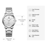 Tianwang Quartz Steel Watch Couple Watch Women Wristwatch Silver